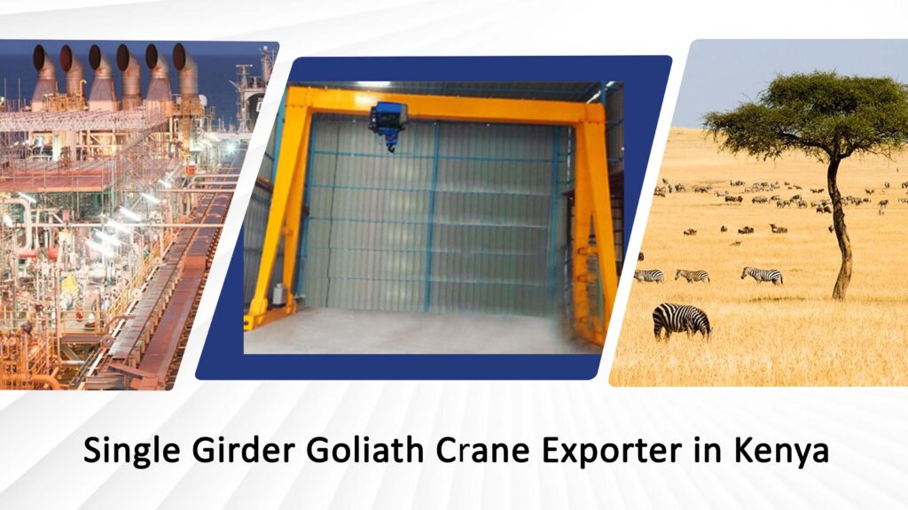 Single Girder Goliath Crane Exporter in Kenya